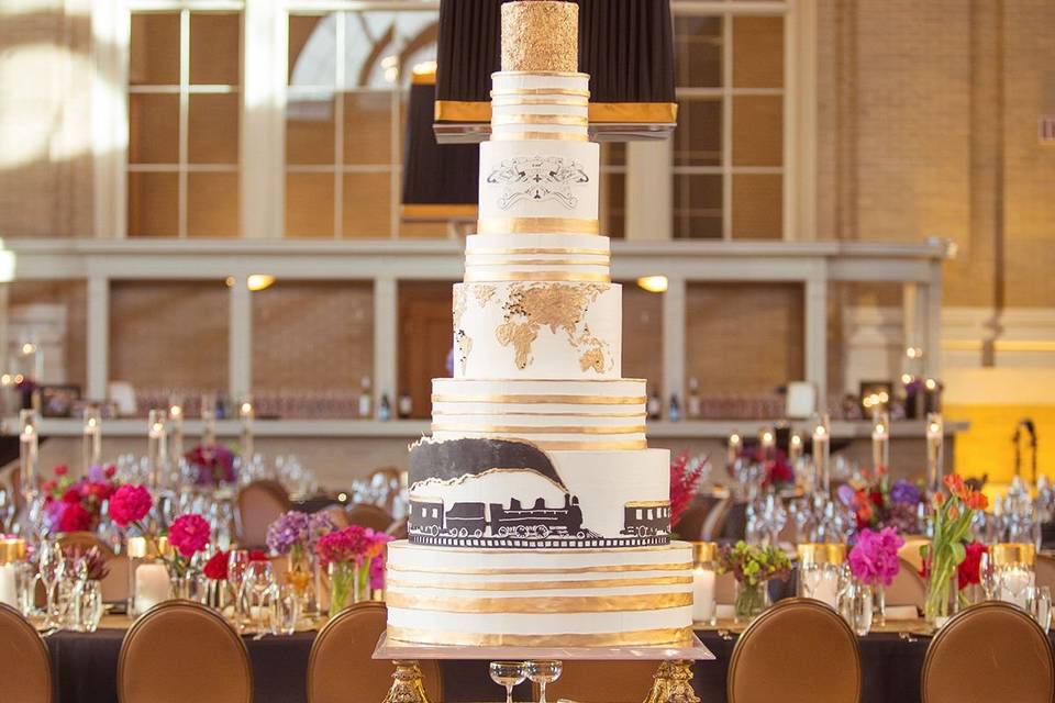 Grand wedding cake