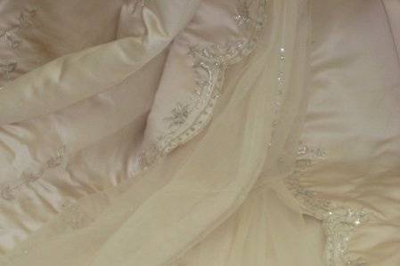 Detail of Jasmine gown