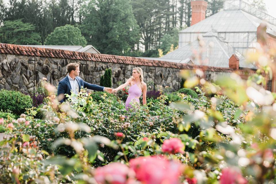 Biltmore engagement photo