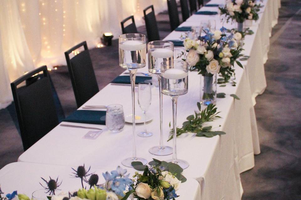Table set up, ballroom AB