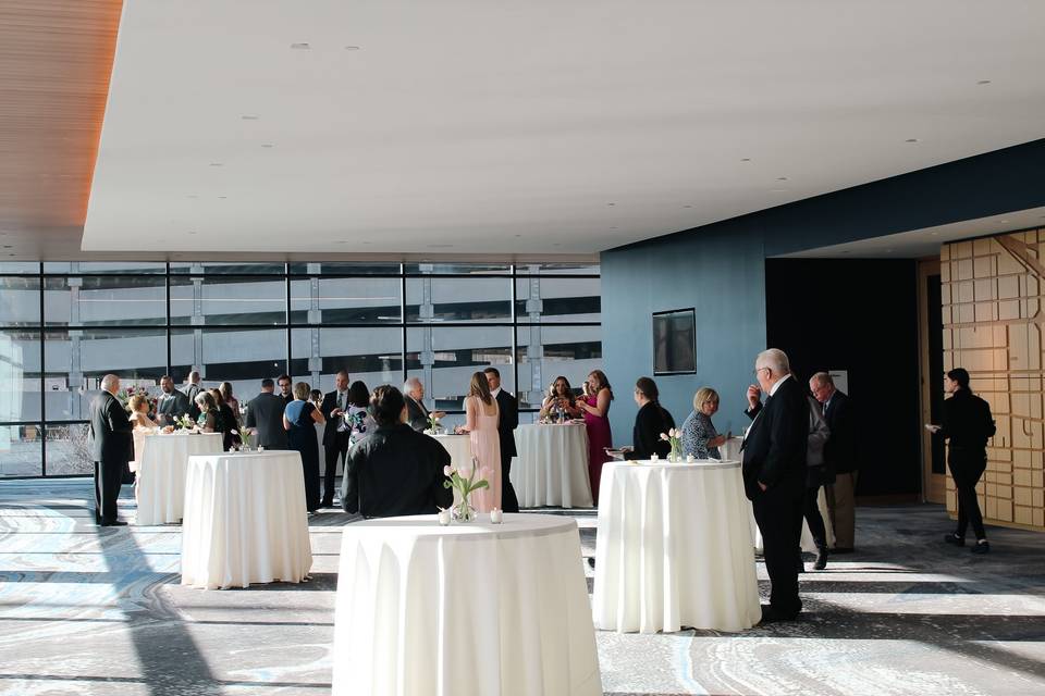 Pre-function space