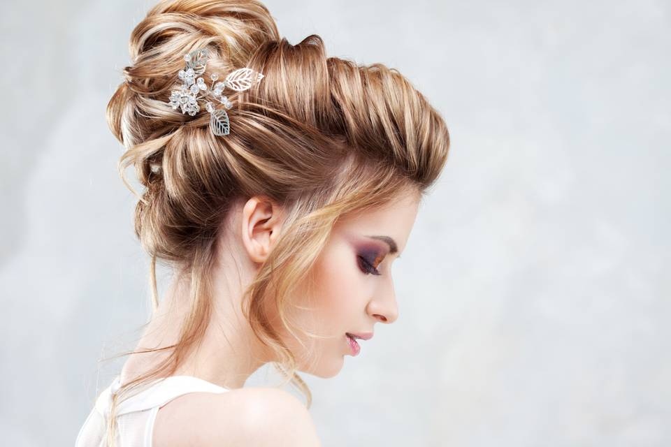 Bride updo