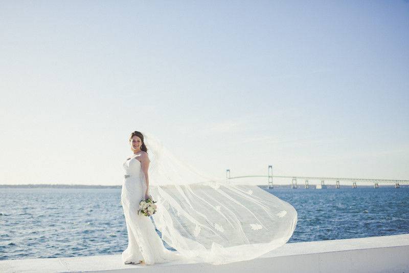 Waterfront bride