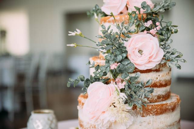 Cake details (Boone wedding)