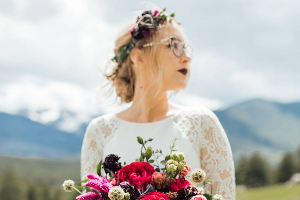 Bold Bridal Bouquet