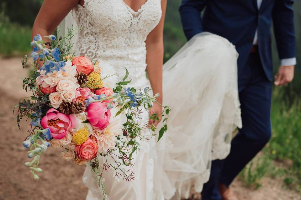 Bouquet with Peonies