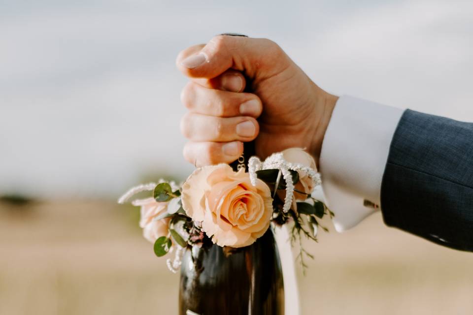 Champagne Flowers