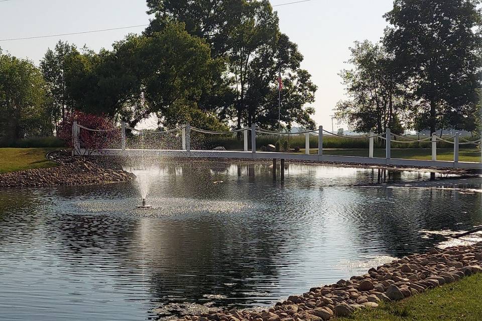 Pond with Fountain