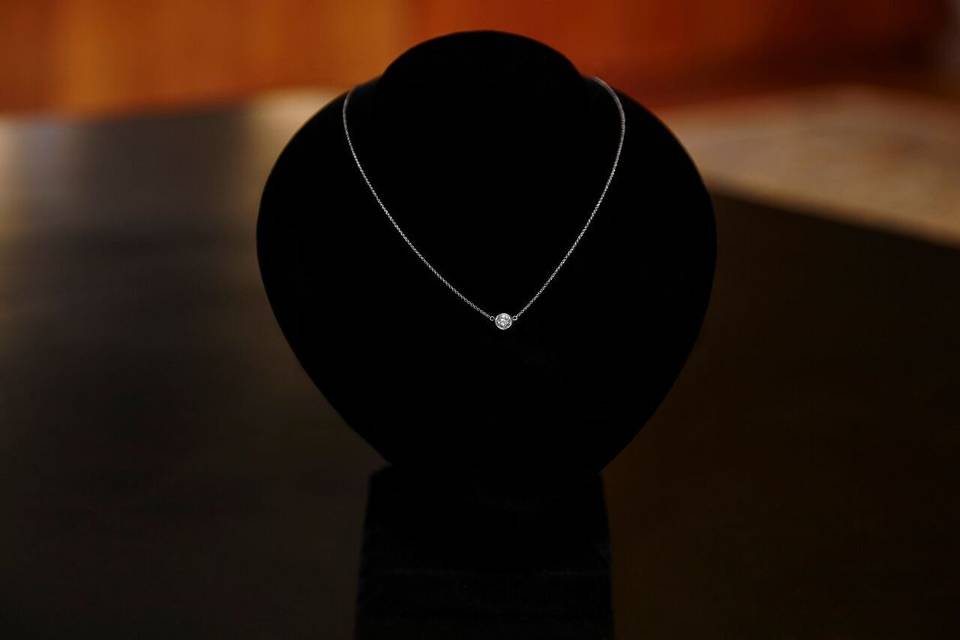 Diamond Solitaire Necklace