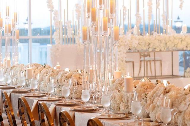 Glass and florals