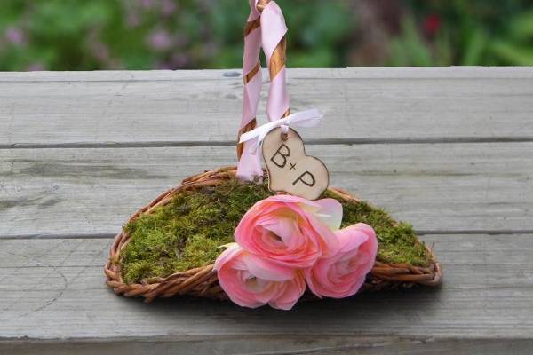 Rustic Flower Girl Basket