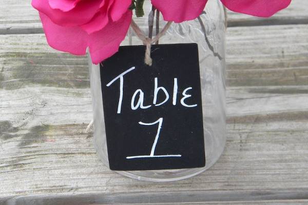 Chalkboard Table Number/Place Cards