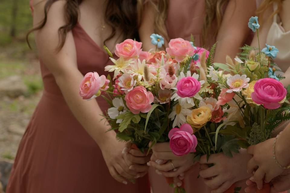 The Bridesmaids' Flowers
