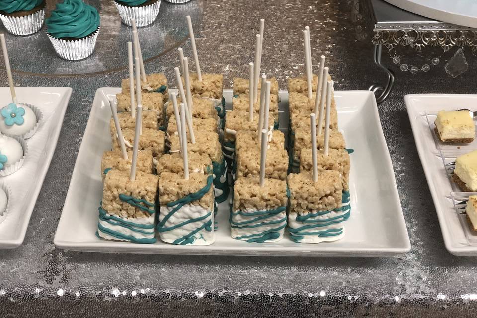 Rice Krispy dipped in Chocolat