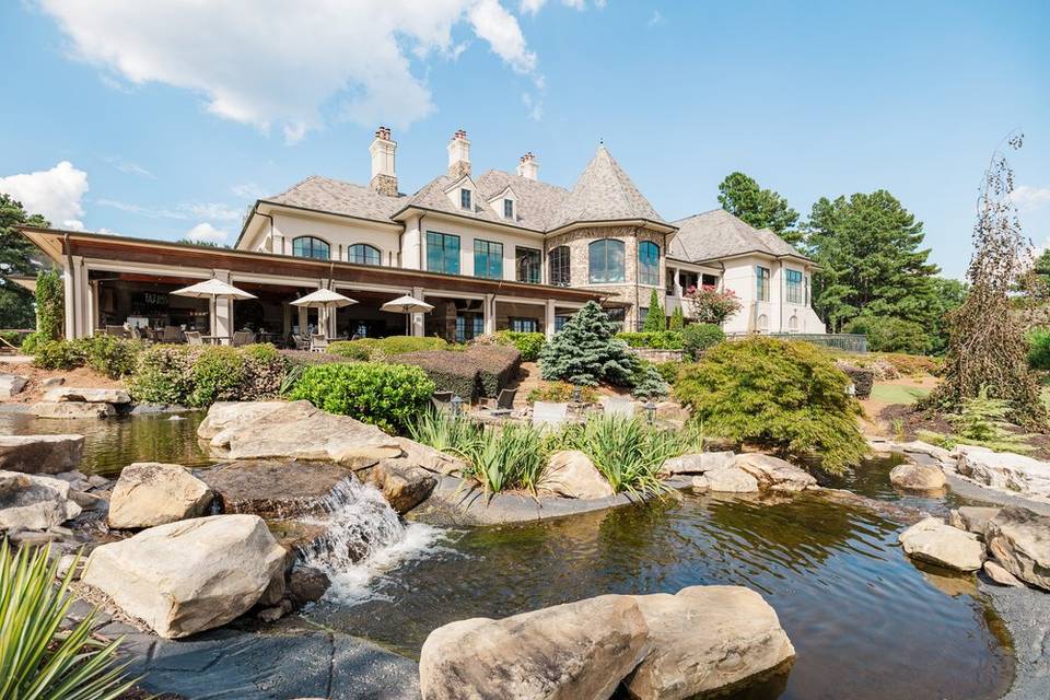 Pond with Waterfall