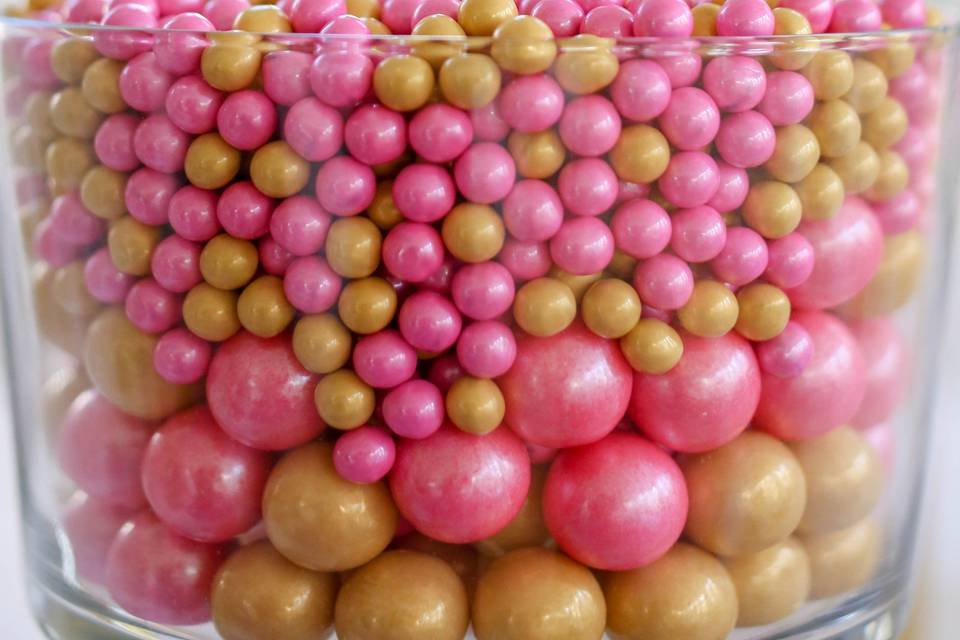 Pink & Gold Sixlets