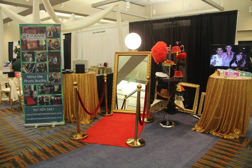 The beautiful booth