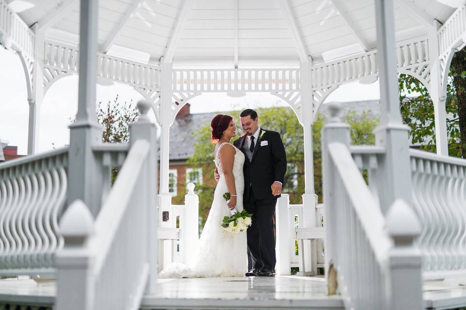 The bride and Groom