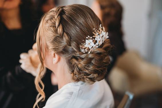 Bridal hair