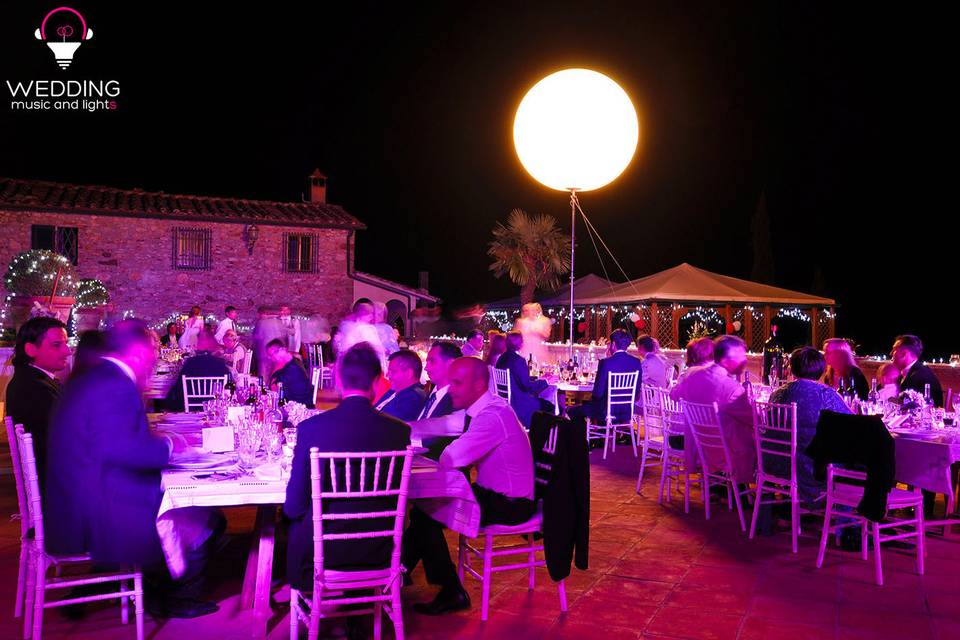 Wedding lighting balloon - Tuscany - Italy