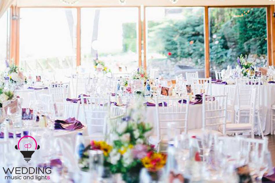 Wedding string lights Villa Petrischio - Tuscany - Italy