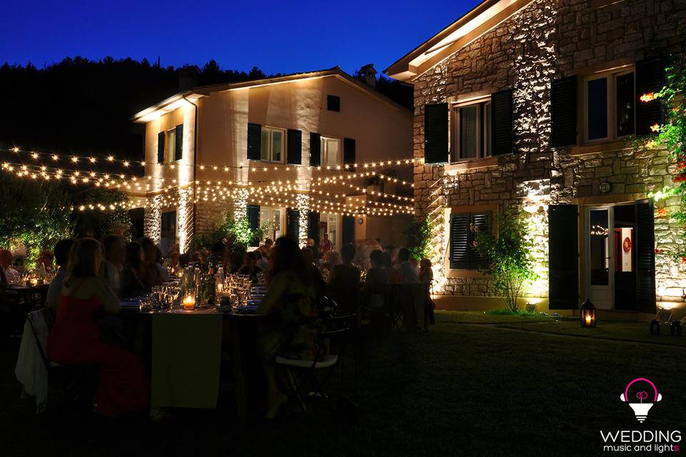 Wedding string lights - Italy