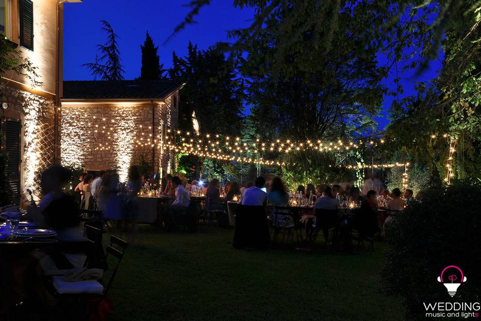 Wedding string lights - Italy