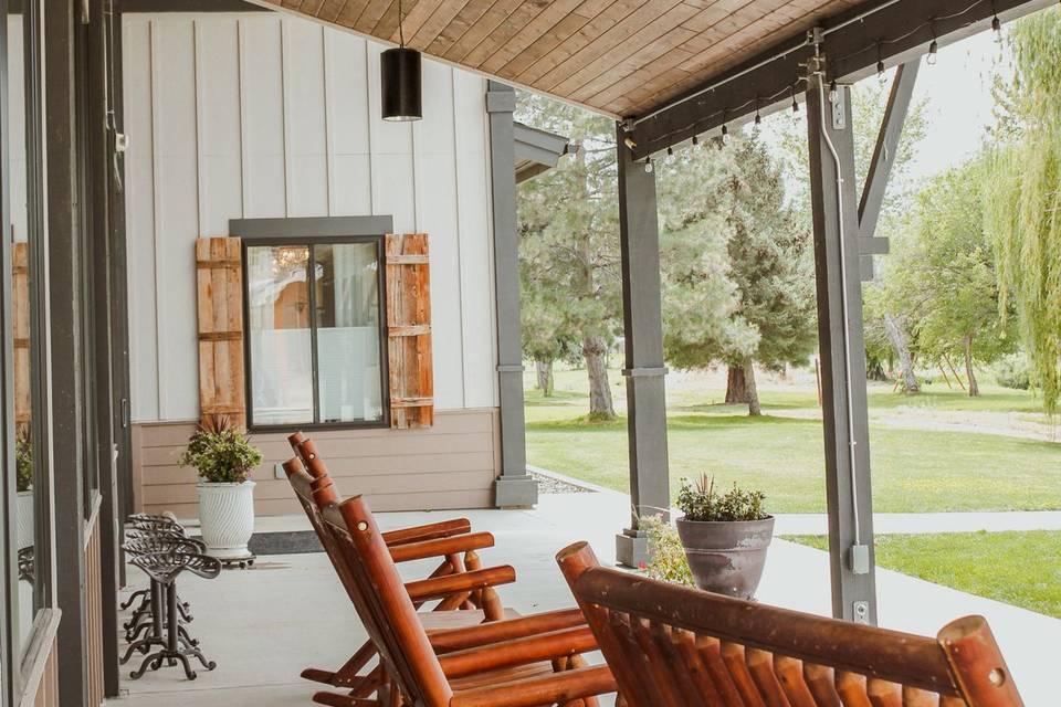 Tranquil back patio