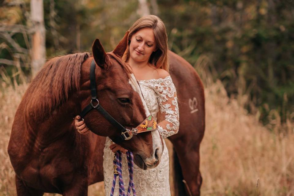 A girl and her Horse