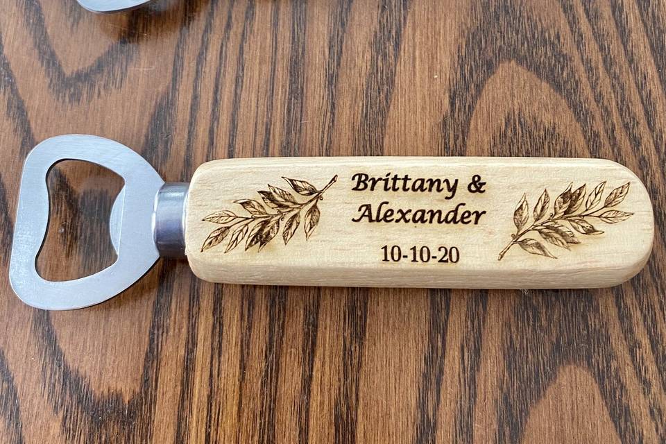 Bottle opener favor