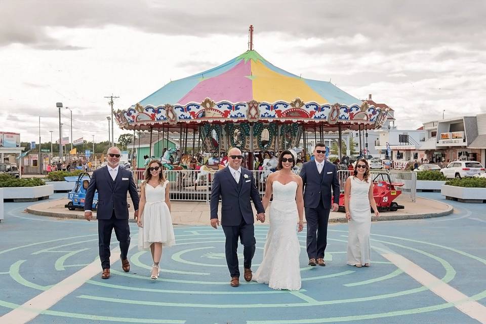 Summer Star Island wedding