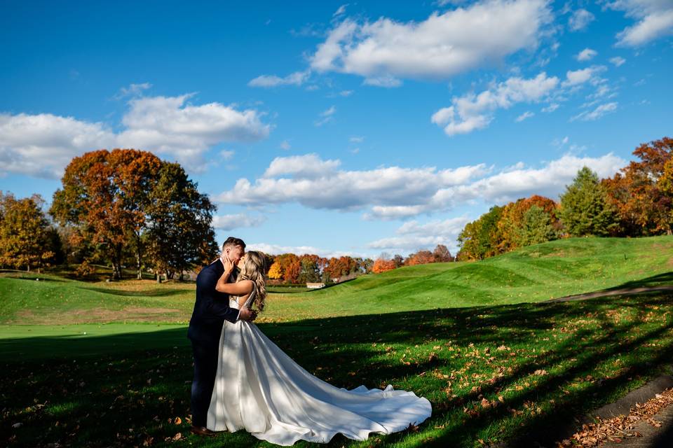 Sunny wedding day