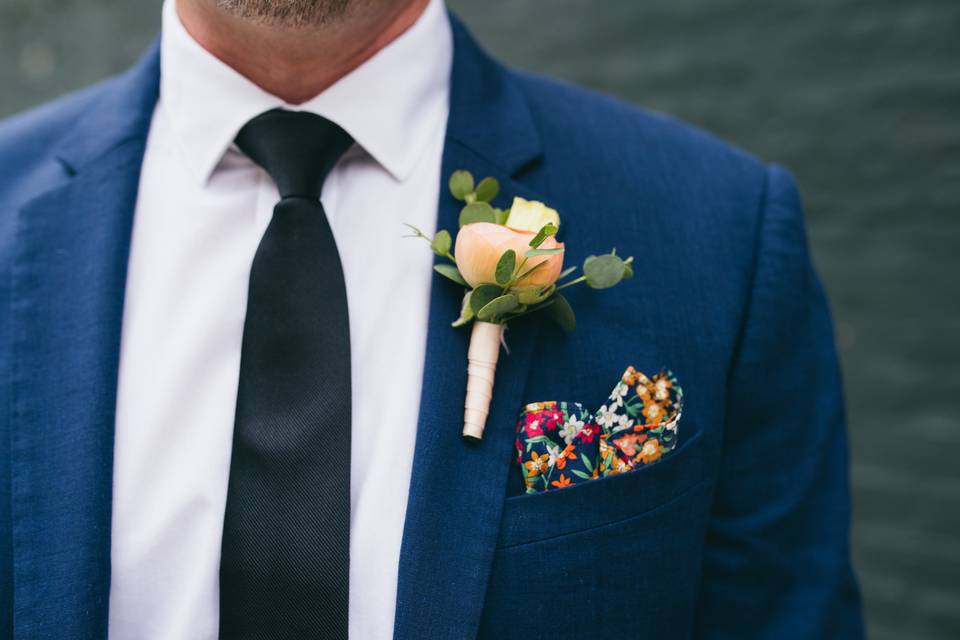 Rose boutonniere