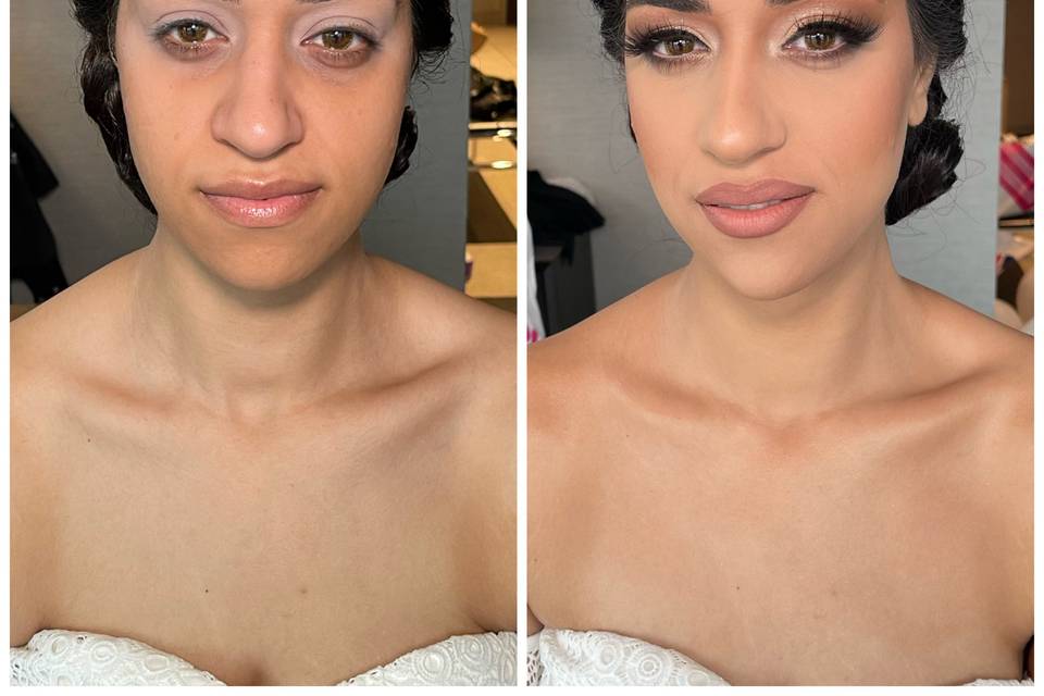 Sultry Bridal Glam