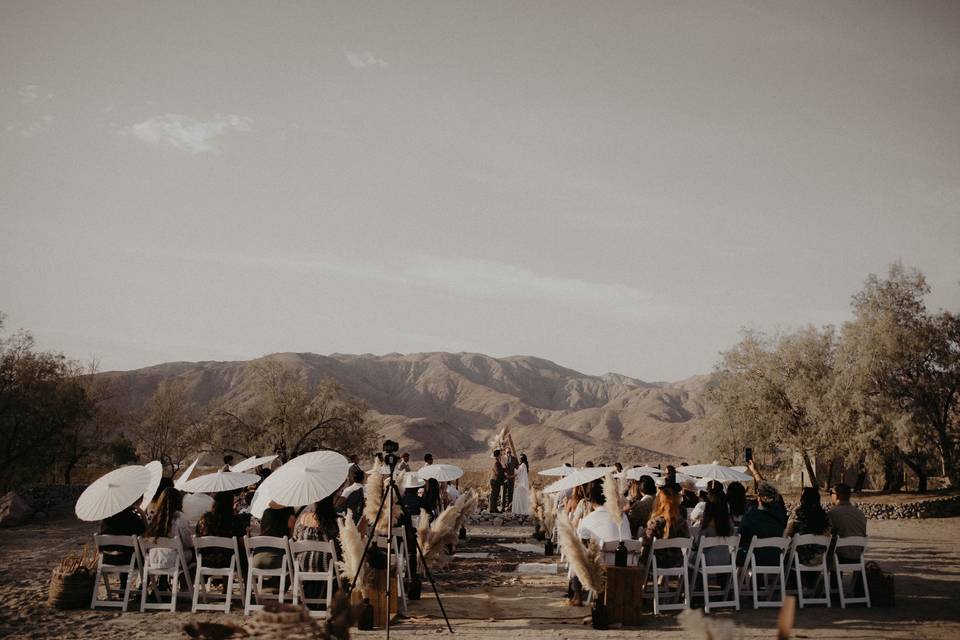 Outdoor ceremony