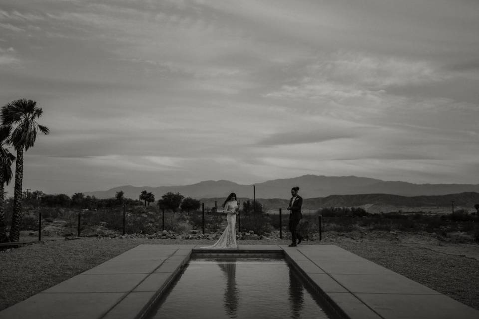 Couple at ranch