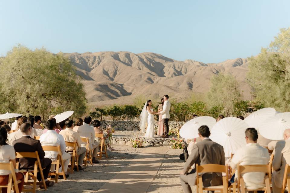 Magnificent Ceremony backdrop