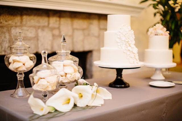 Wedding pastry area