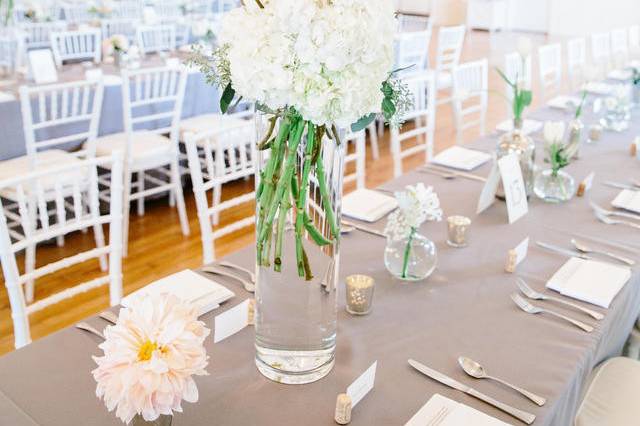 Wedding reception area