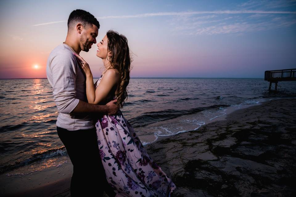 Beach photoshoot