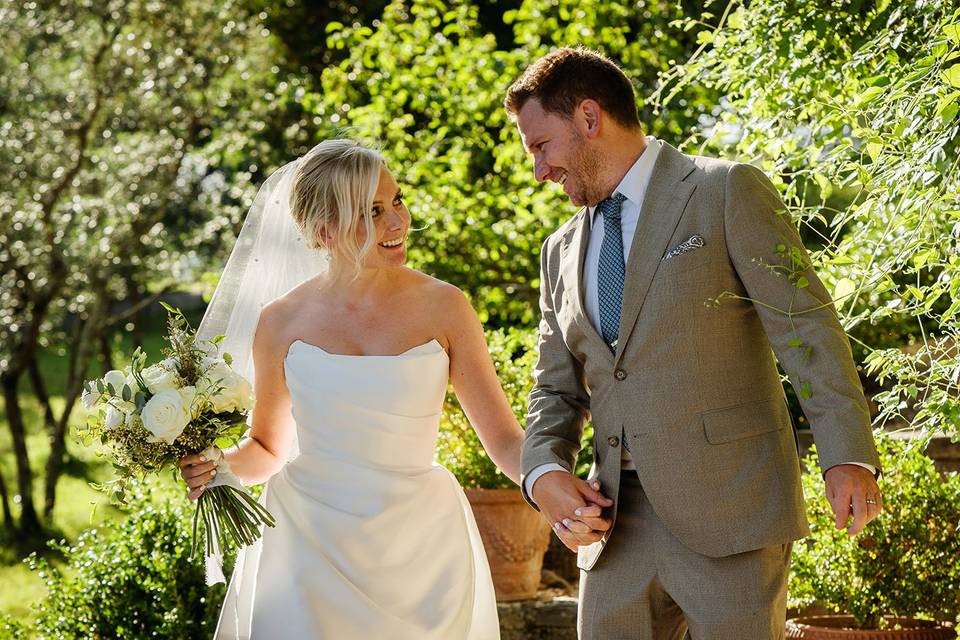 Intimate wedding in Arezzo