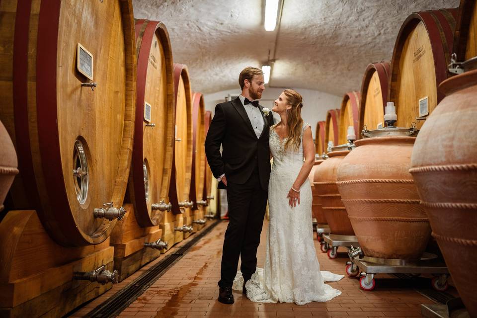 Wedding at Vicchiomaggio castl