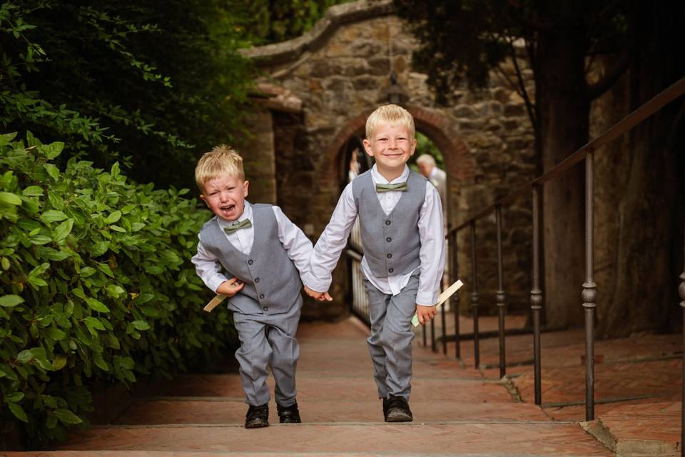 Wedding in tuscan castle