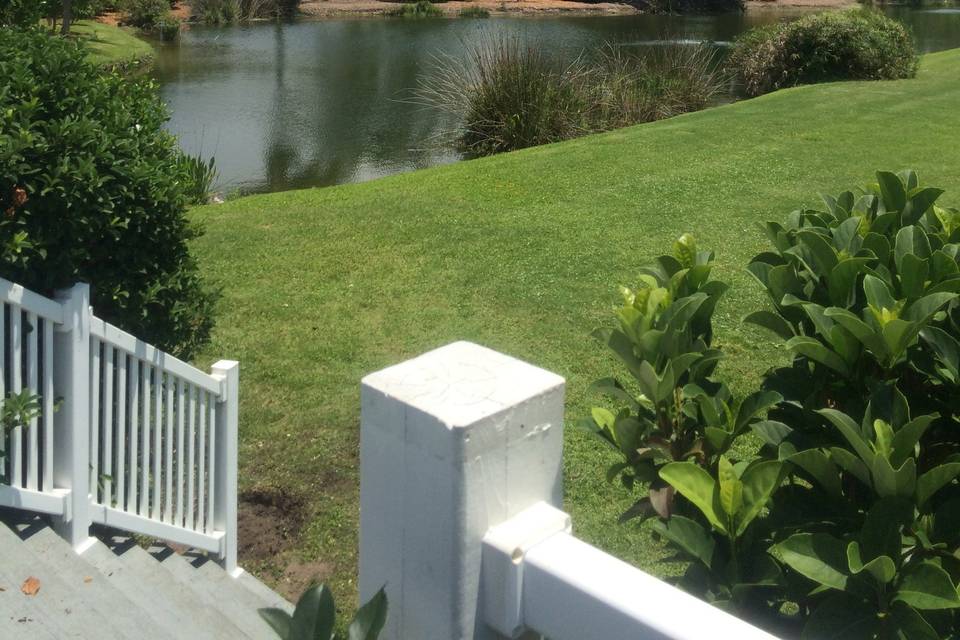 The Great lawn & pond.