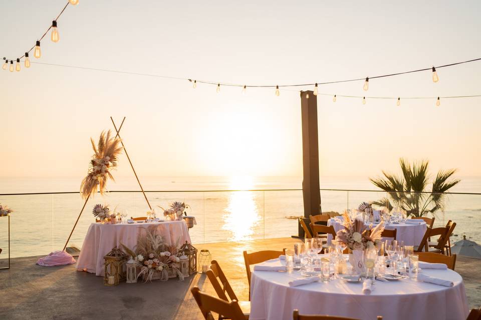 Coastal Glam Reception