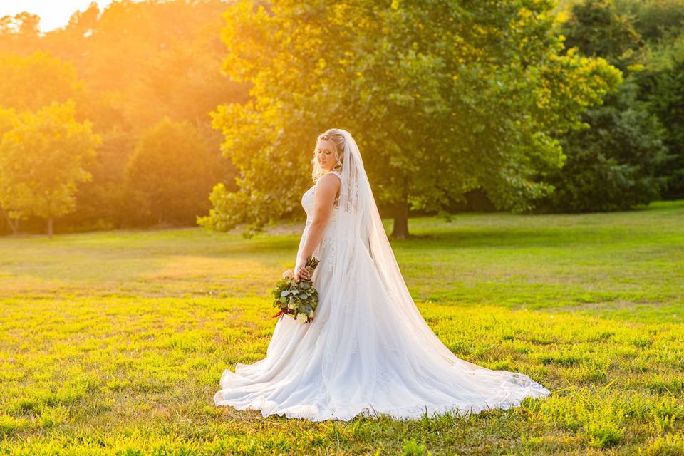 Bridals at golden hour