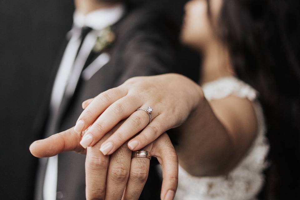 Wedding Ring Detail Shot