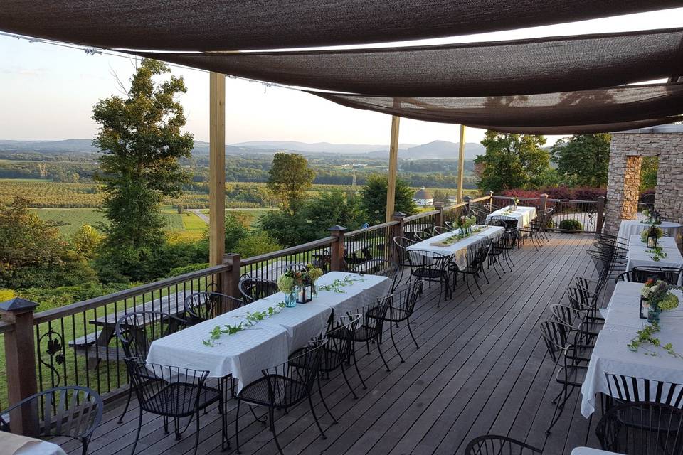 Dinner on the deck