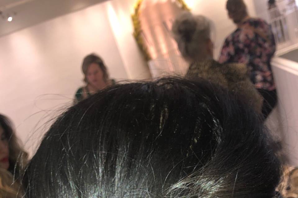Twisted updo