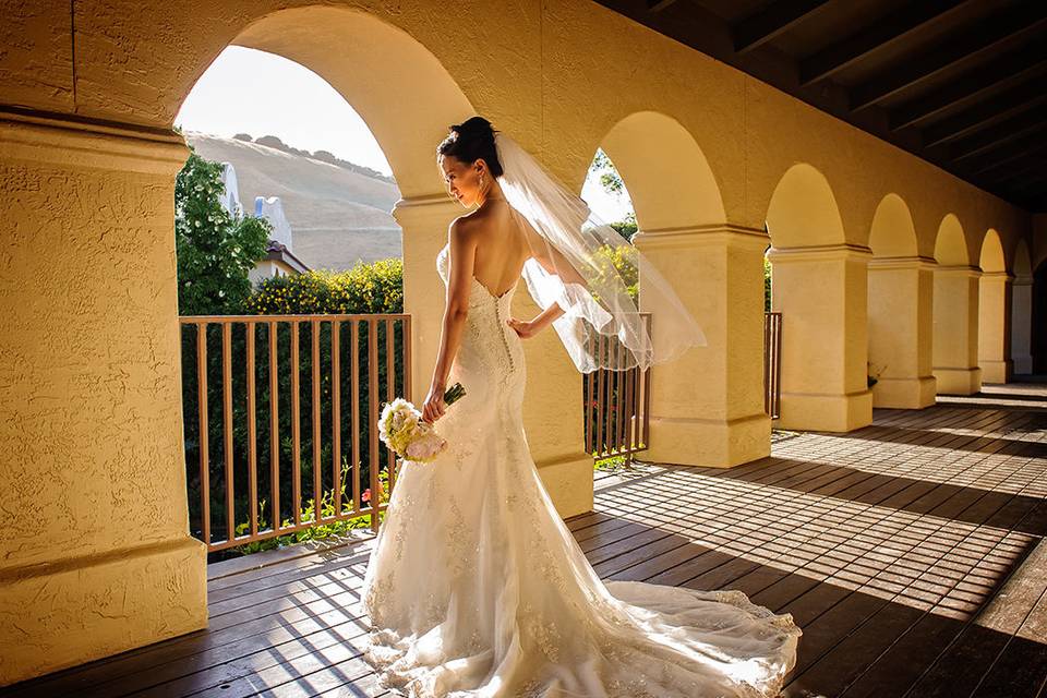 Portrait in the dress